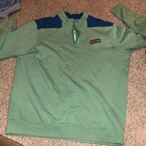 Men’s Vineyard Vines Quarter Zip Shep Shirt Pullover (M)